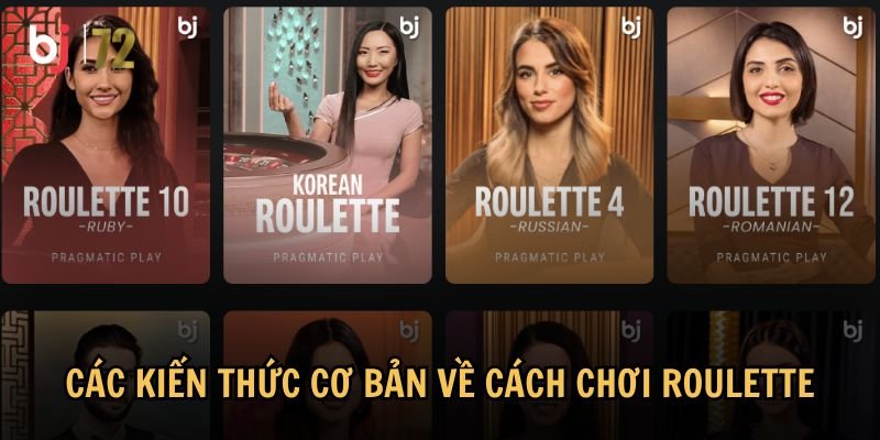 Các kiến thức cơ bản về cách chơi Roulette